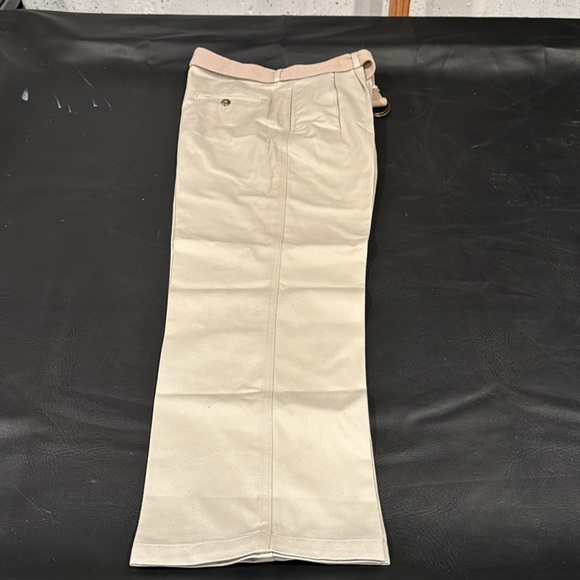 Arrow Boys Khaki Pants Size 12 Husky with belt - Picture 2 of 4